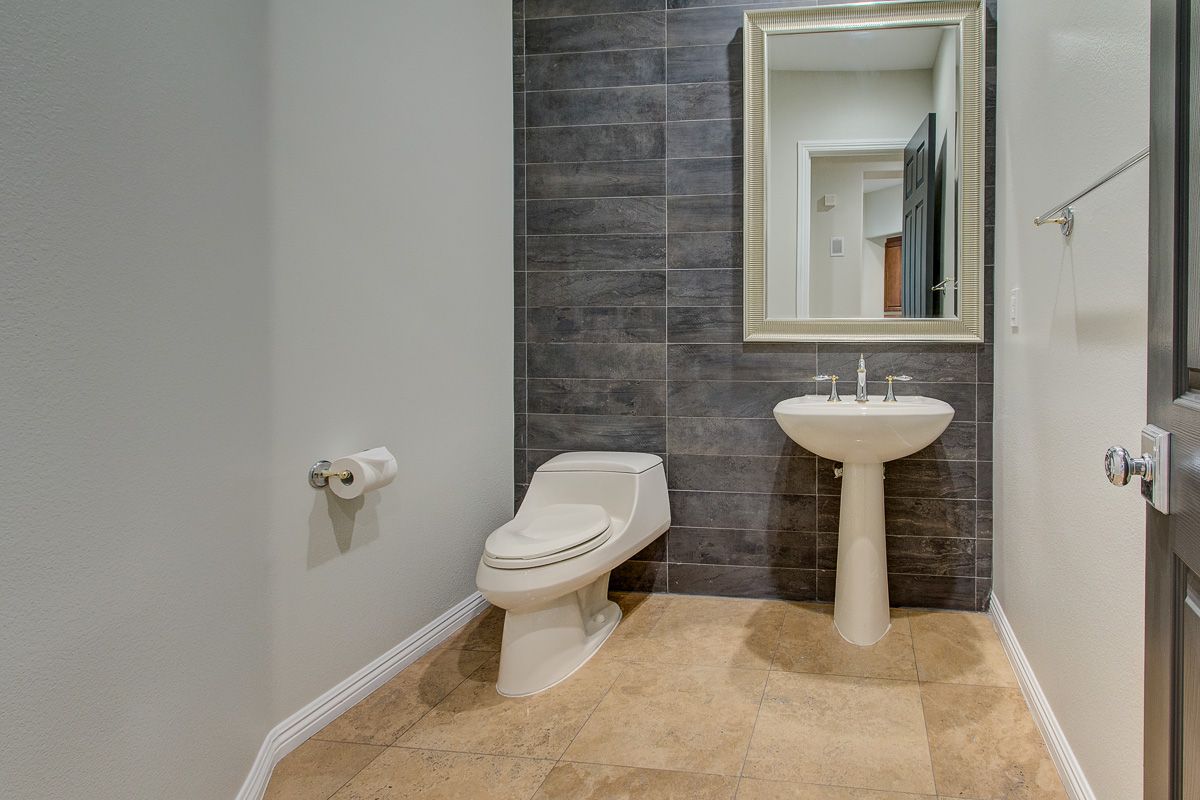 Downstairs Powder Room Downstairs Powder Room