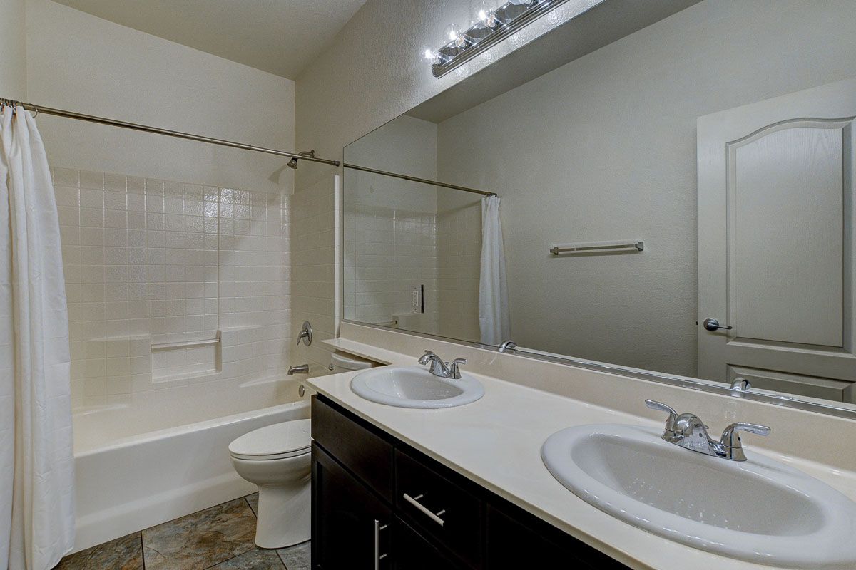 Double vanity in 2nd bathroom